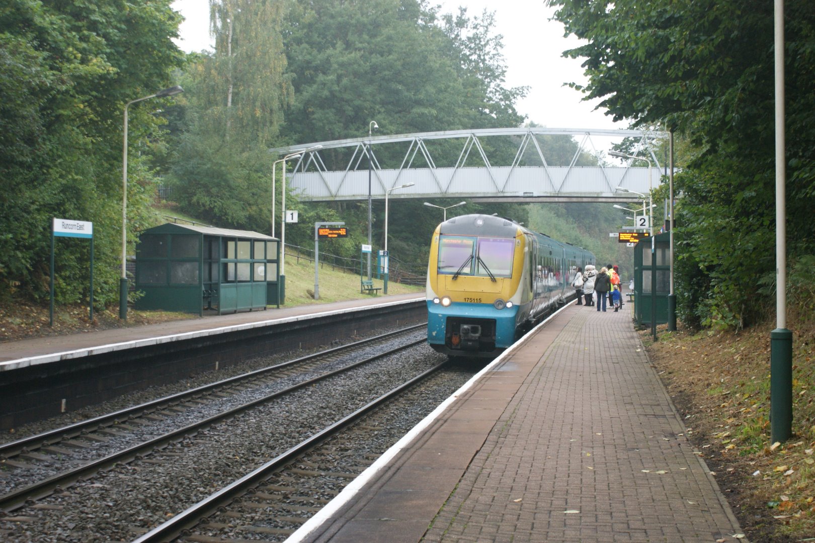 Runcorn East - Chester bound platform